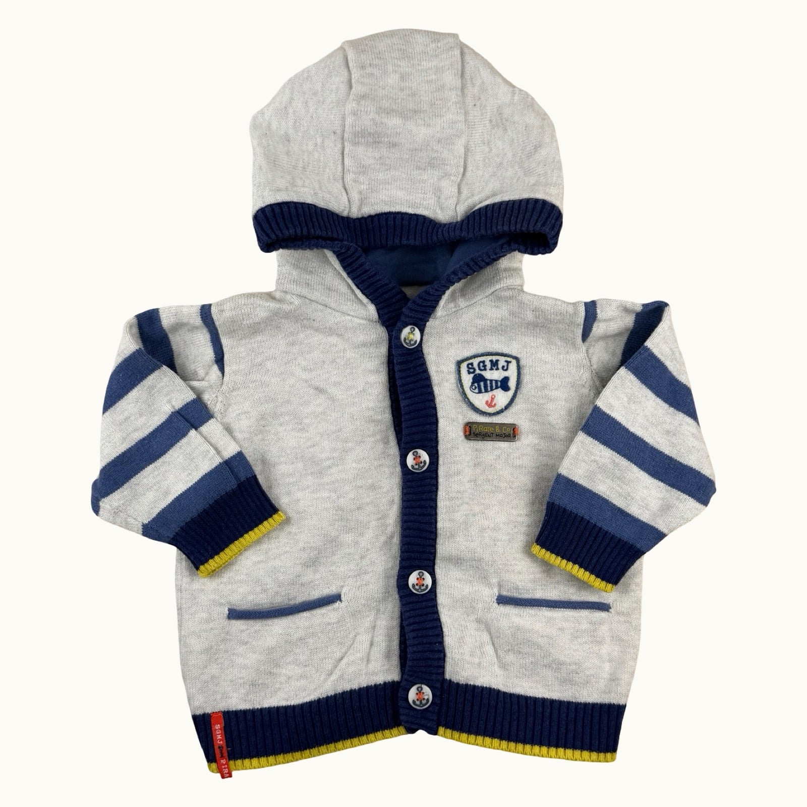 Gilet à capuche Sergent Major - 3 mois