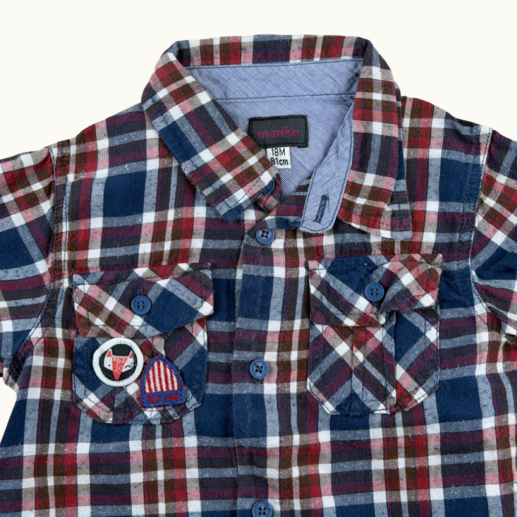 Chemise à carreaux Marèse - 18 mois