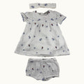 Ensemble gaze de coton Bout'chou - 3 mois
