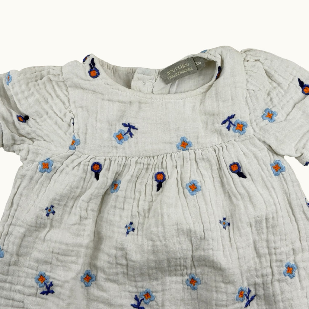Ensemble gaze de coton Bout'chou - 3 mois