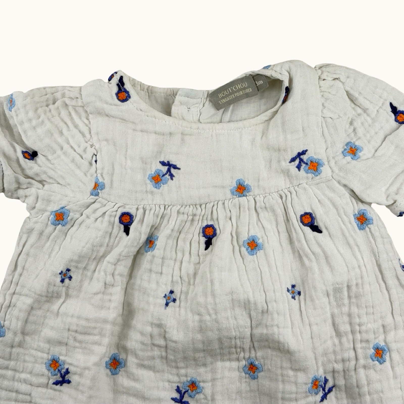 Ensemble gaze de coton Bout'chou - 3 mois