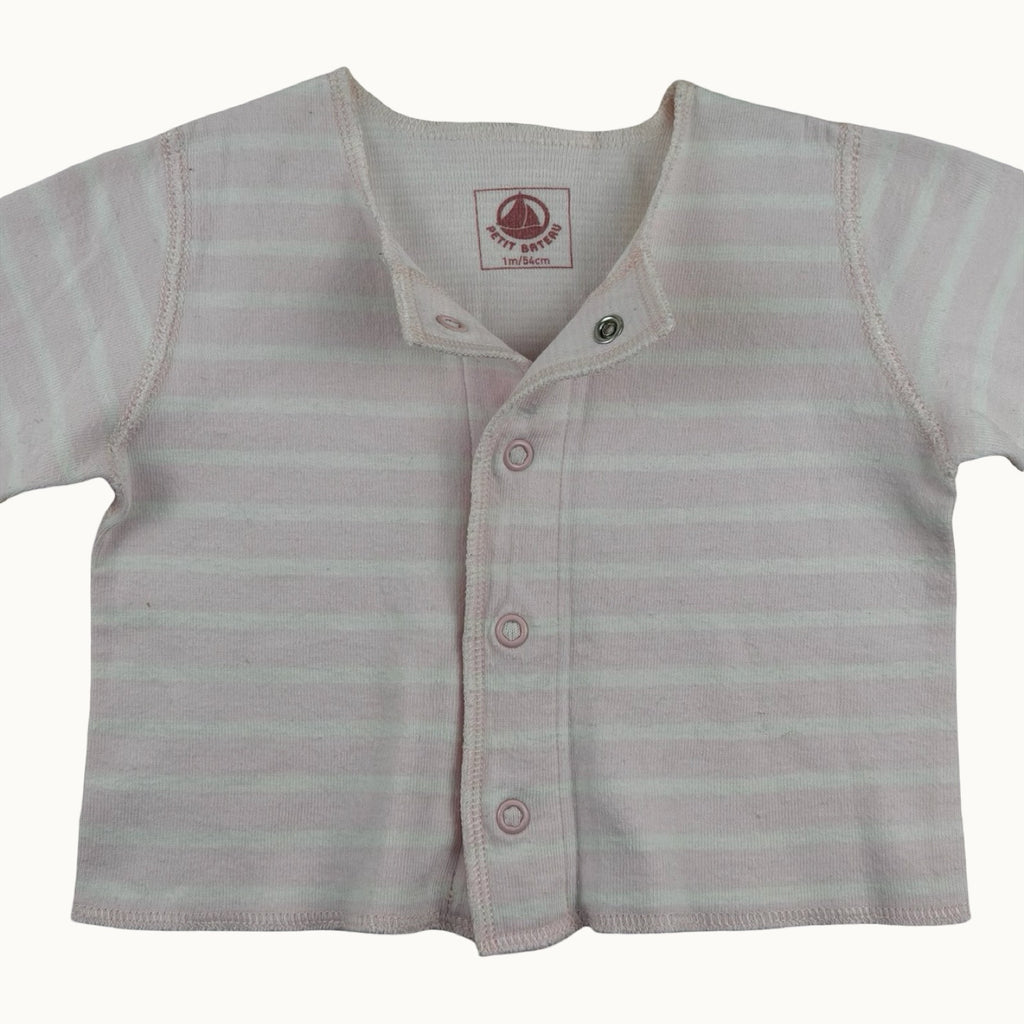 Gilet rayé Petit Bateau - 1 mois