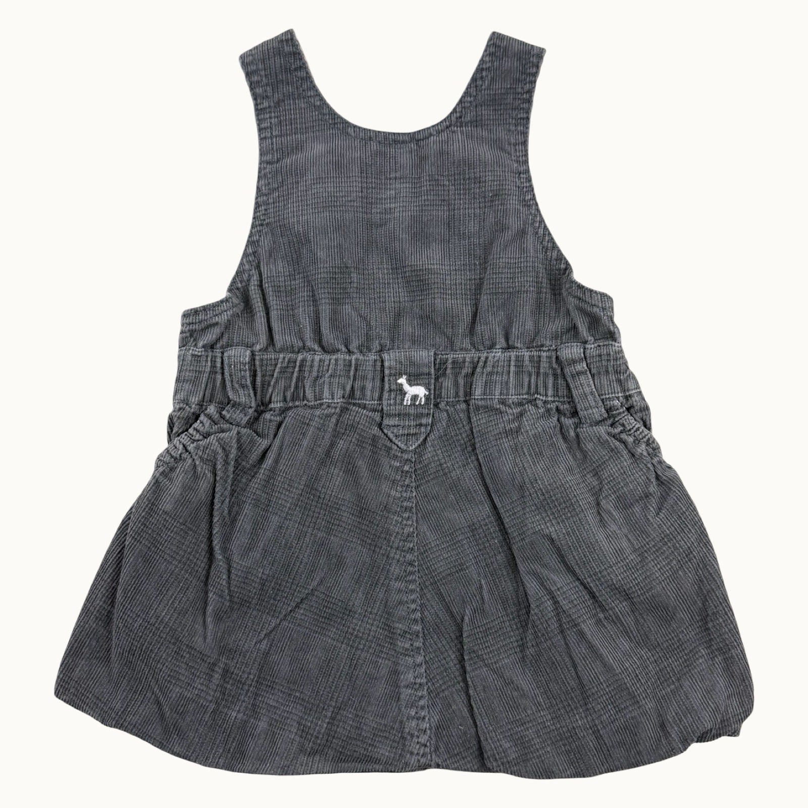 Robe salopette en velours côtelé Zara - 12 mois