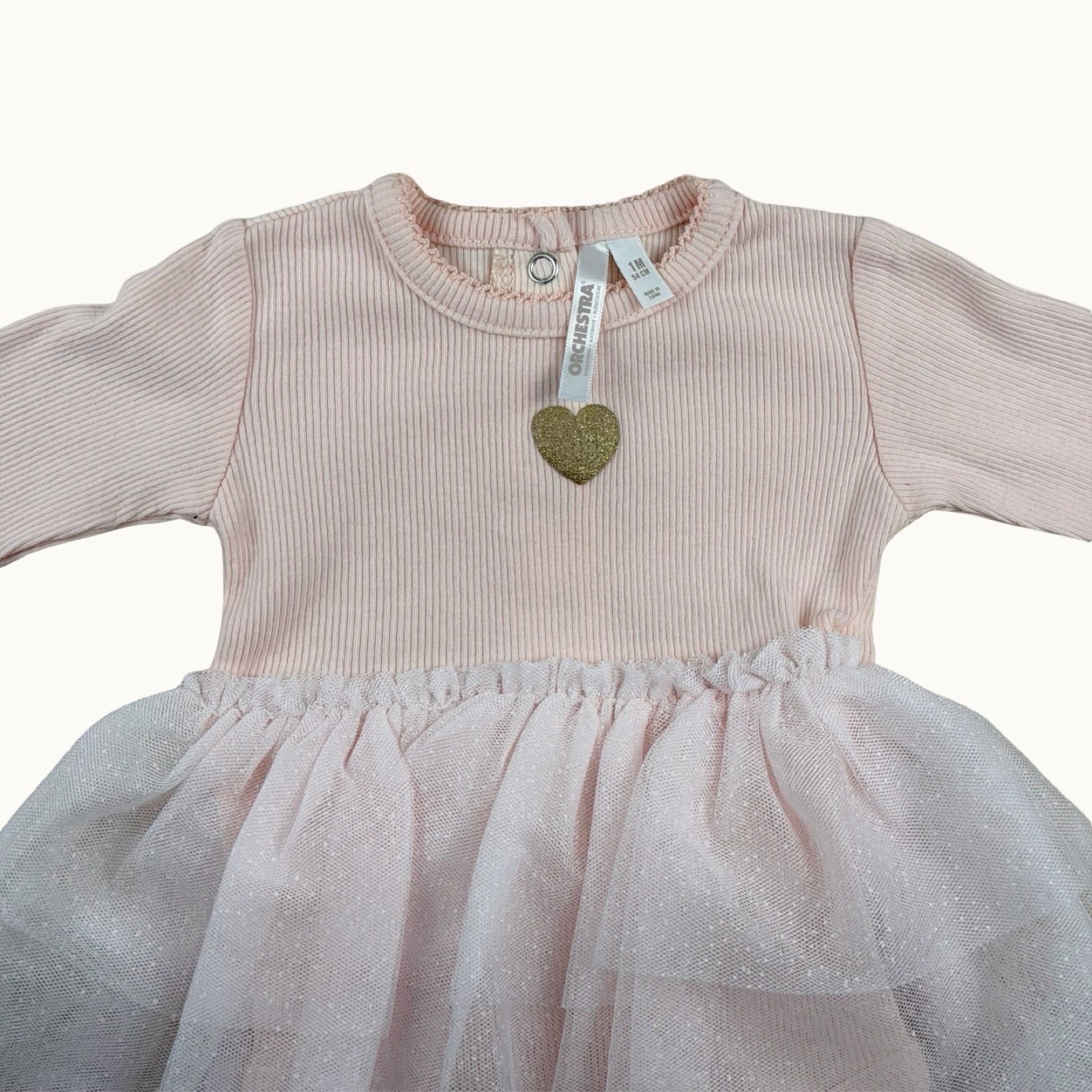 Body avec tulle - 1 mois