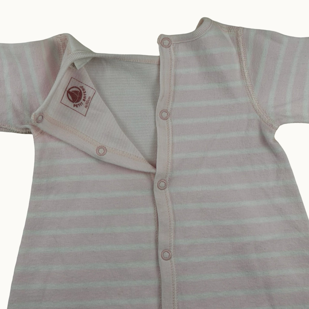Pyjama rayé Petit Bateau - 0 mois