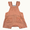 Combishort en jean orange - 1 mois