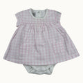 Body-robe vichy à poches Petit Bateau - 0 mois