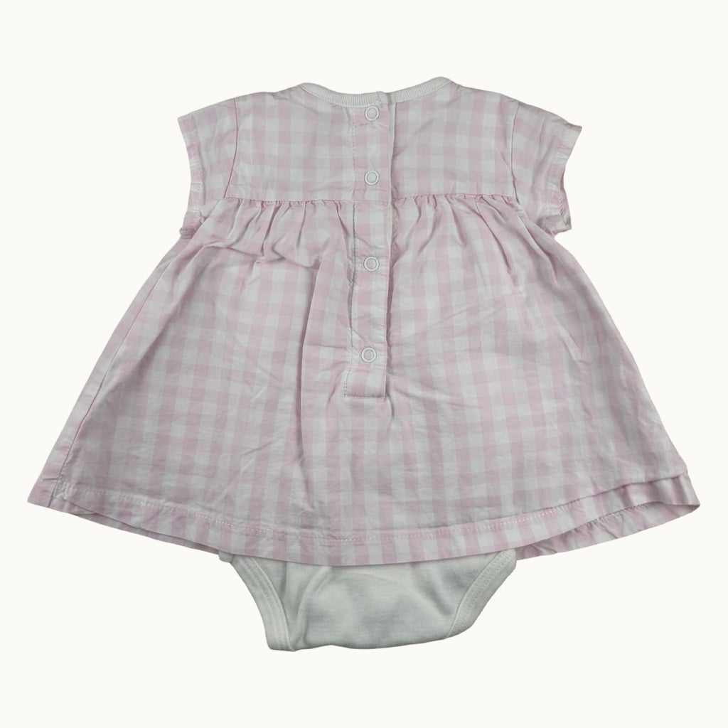 Body-robe vichy à poches Petit Bateau - 0 mois