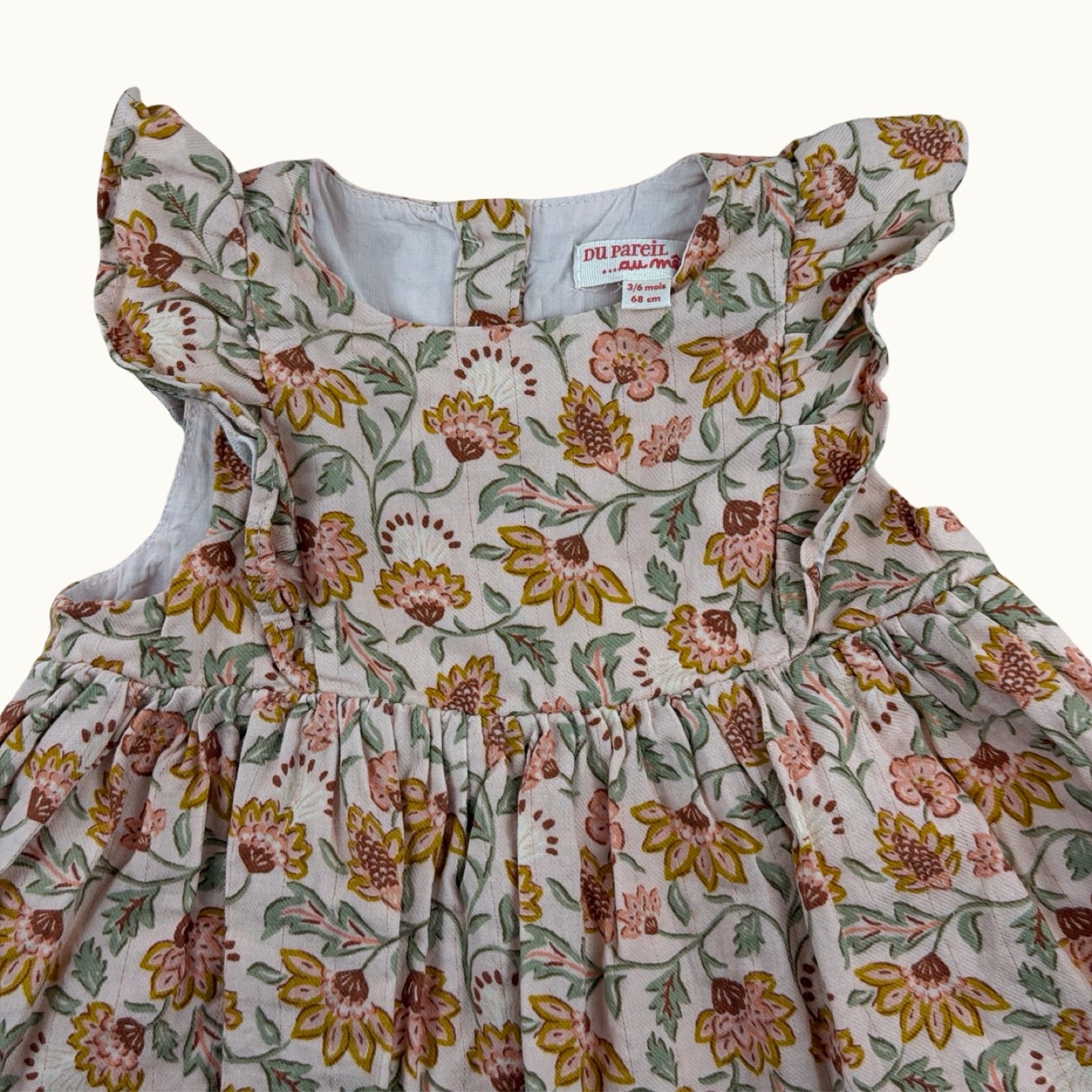 Robe fleurie DPAM - 6 mois
