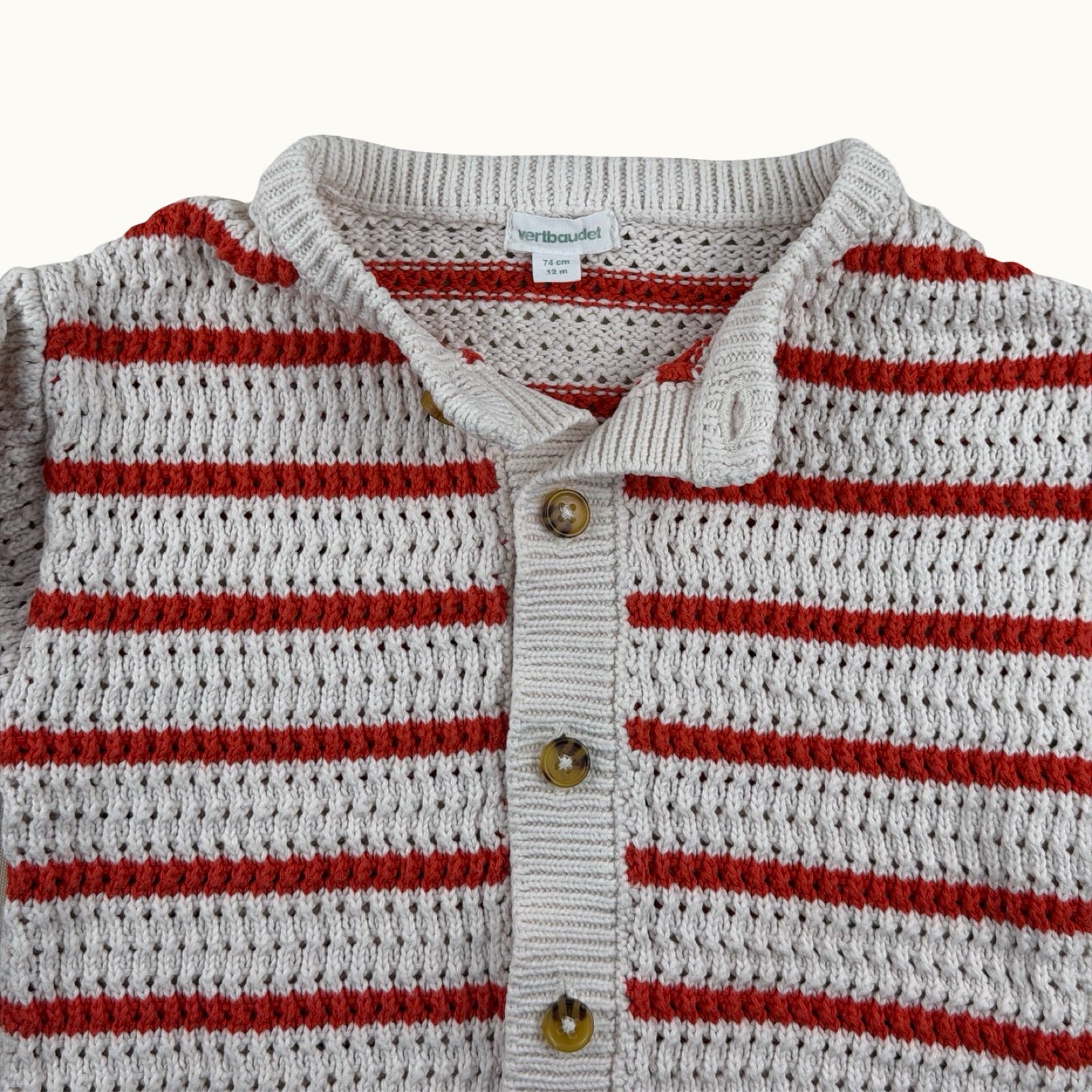 Gilet en crochet Vertbaudet - 12 mois