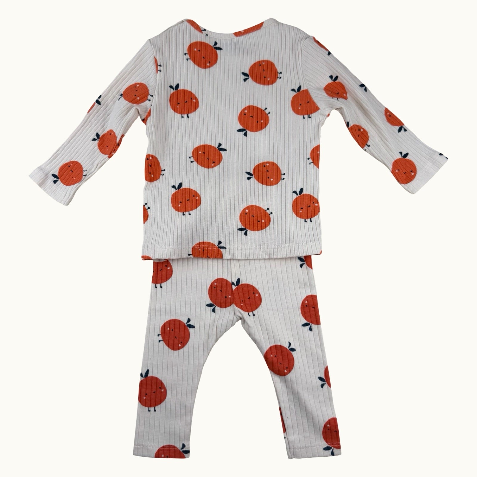 Ensemble haut et legging tissu côtelé - 6 mois