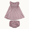Ensemble robe et bloomer assorti - 6 mois