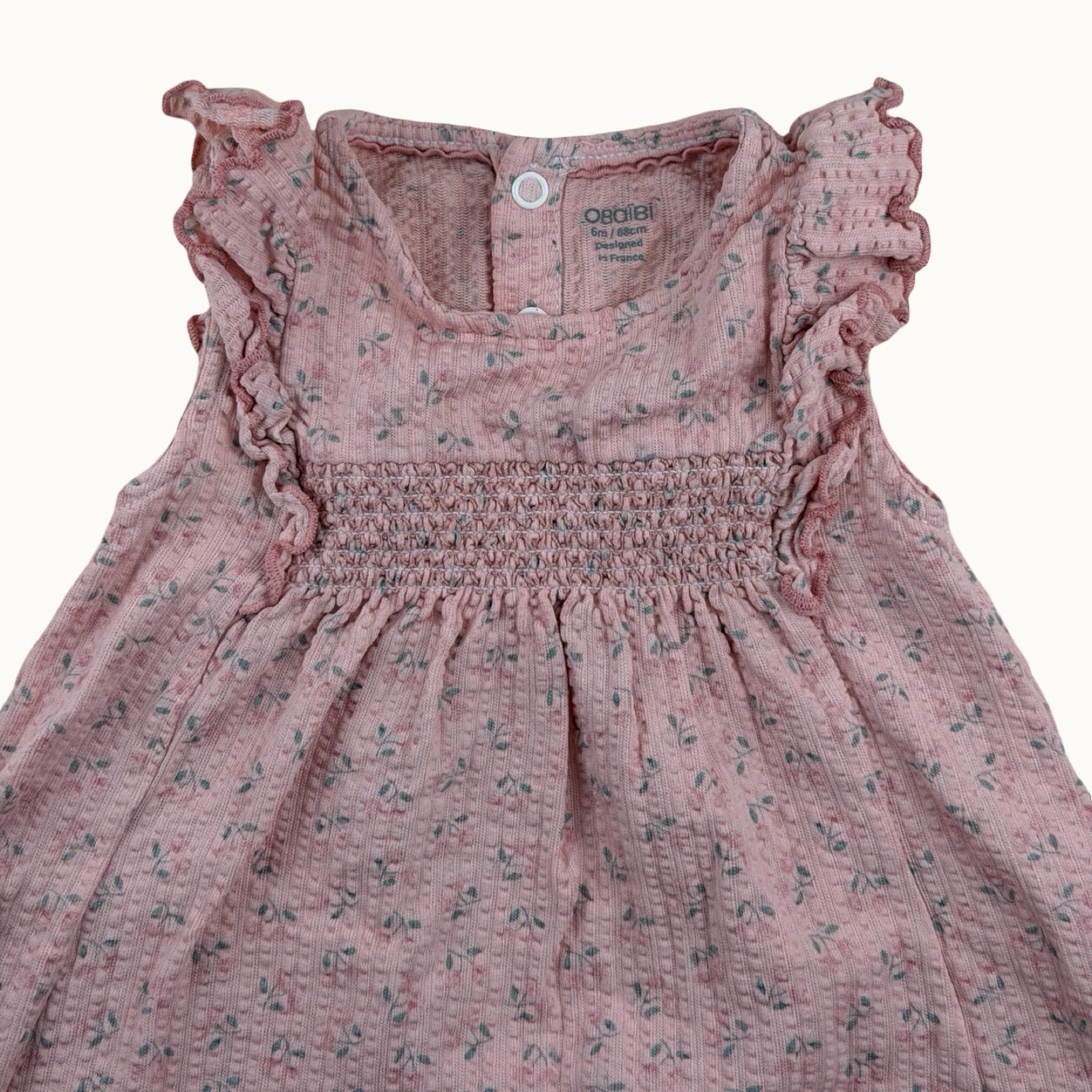 Ensemble robe et bloomer assorti - 6 mois