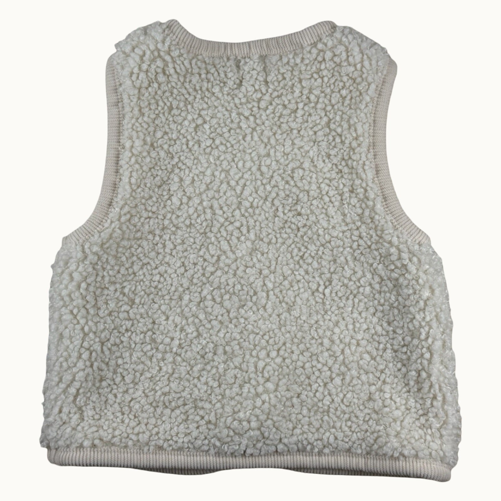 Veste sans manche sherpa bouclette - 3 mois