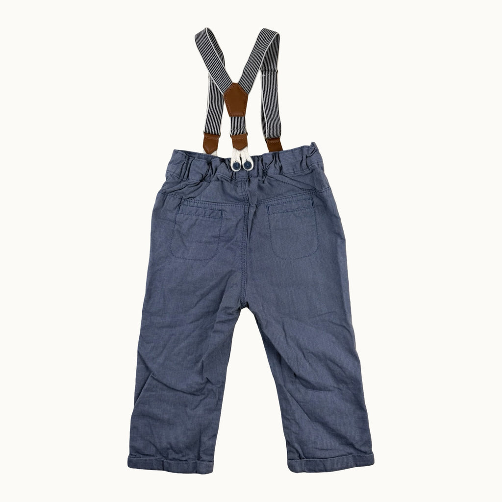 Pantalon avec bretelles amovibles - 12 mois