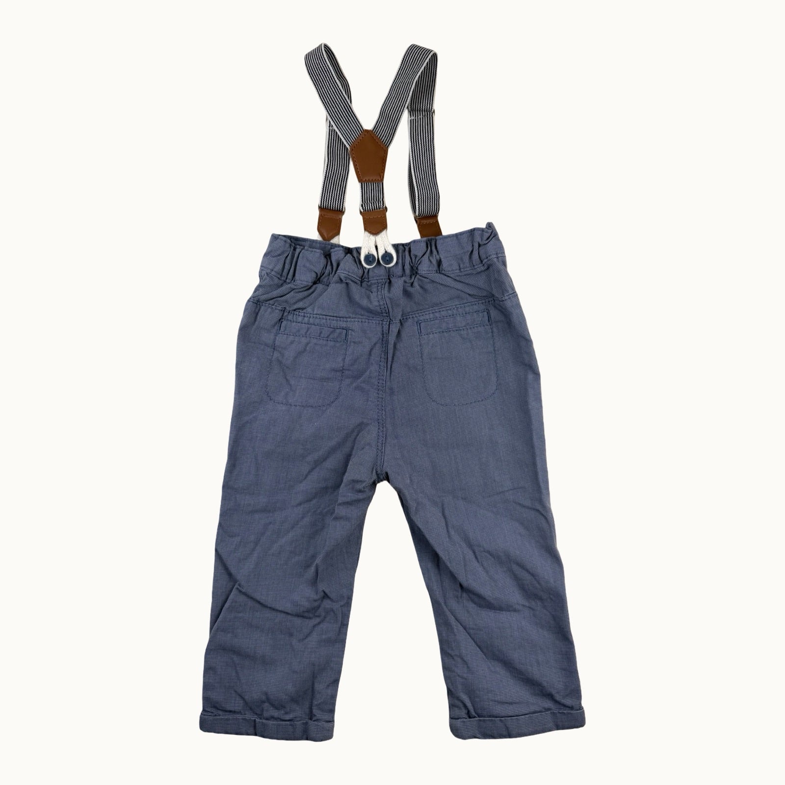 Pantalon avec bretelles amovibles - 12 mois