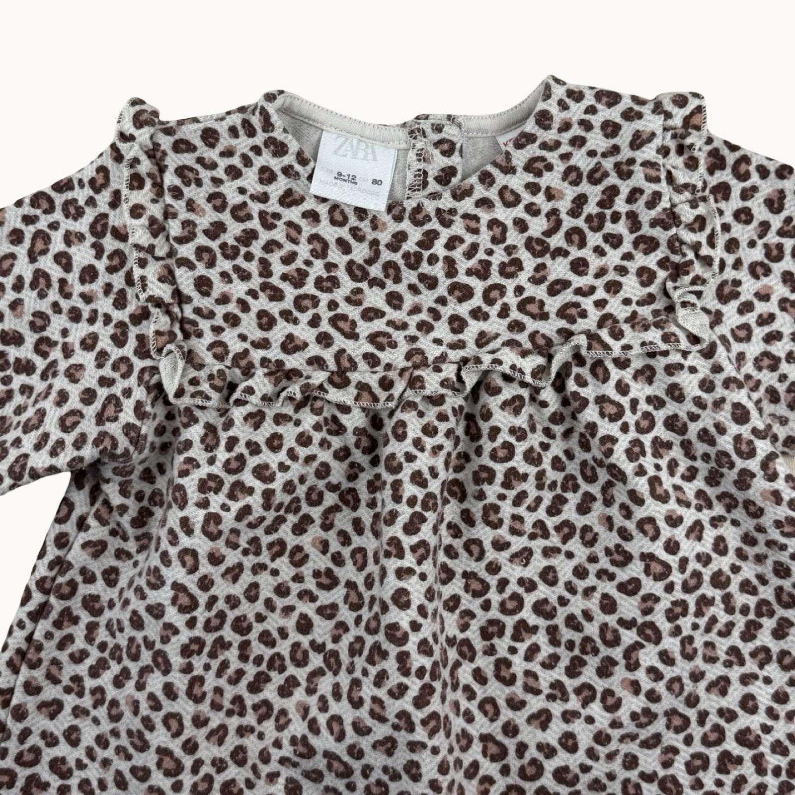 Robe léopard Zara - 12 mois