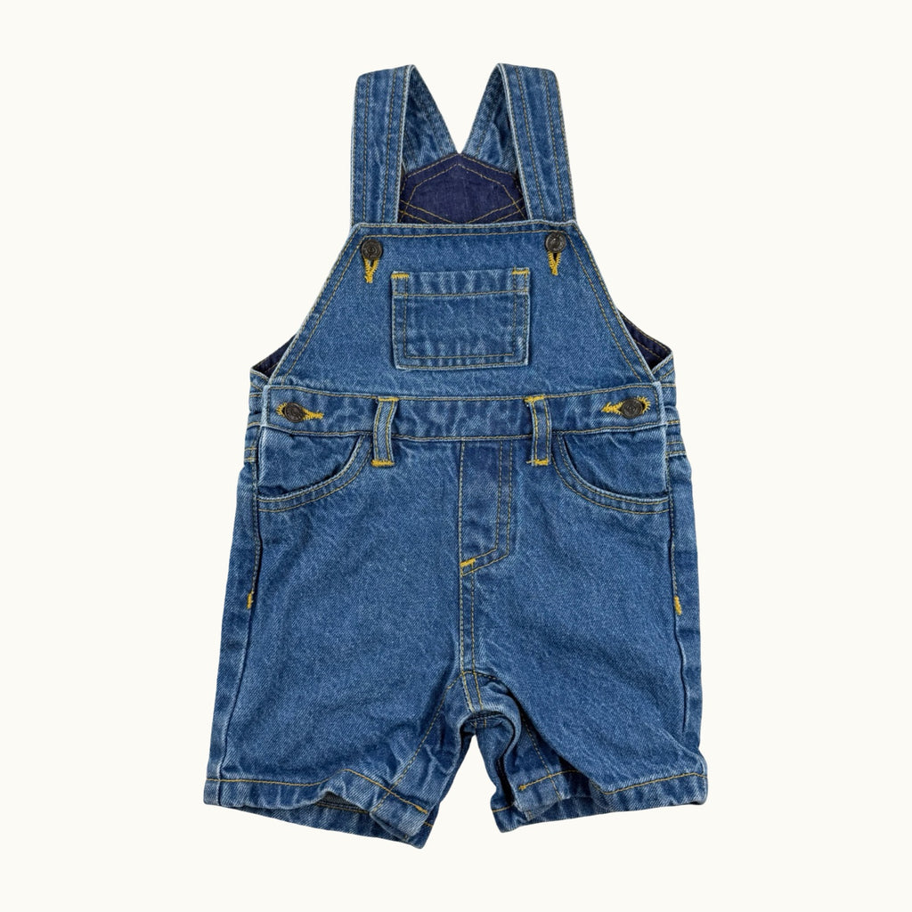 Combishort en jean - 6 mois