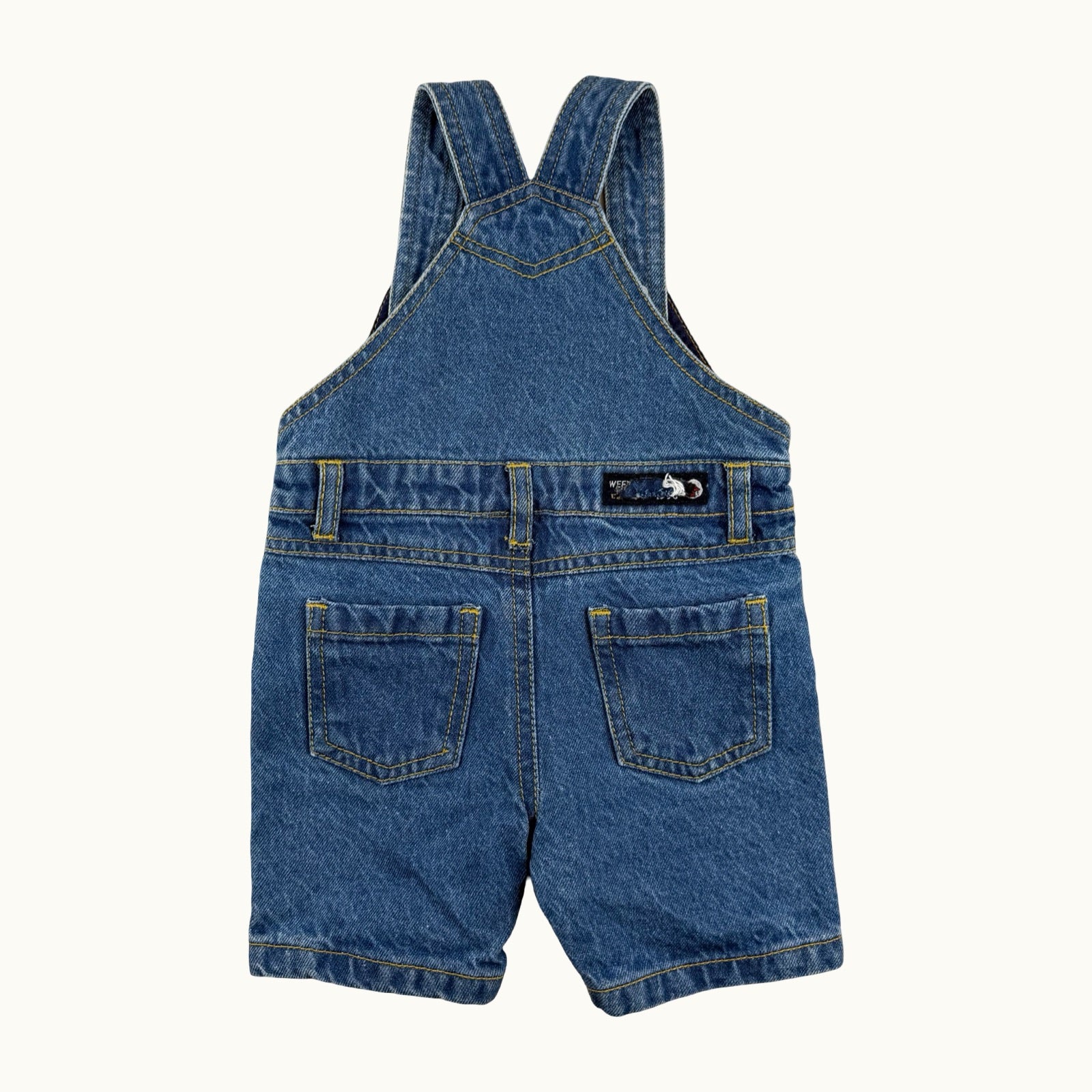 Combishort en jean - 6 mois