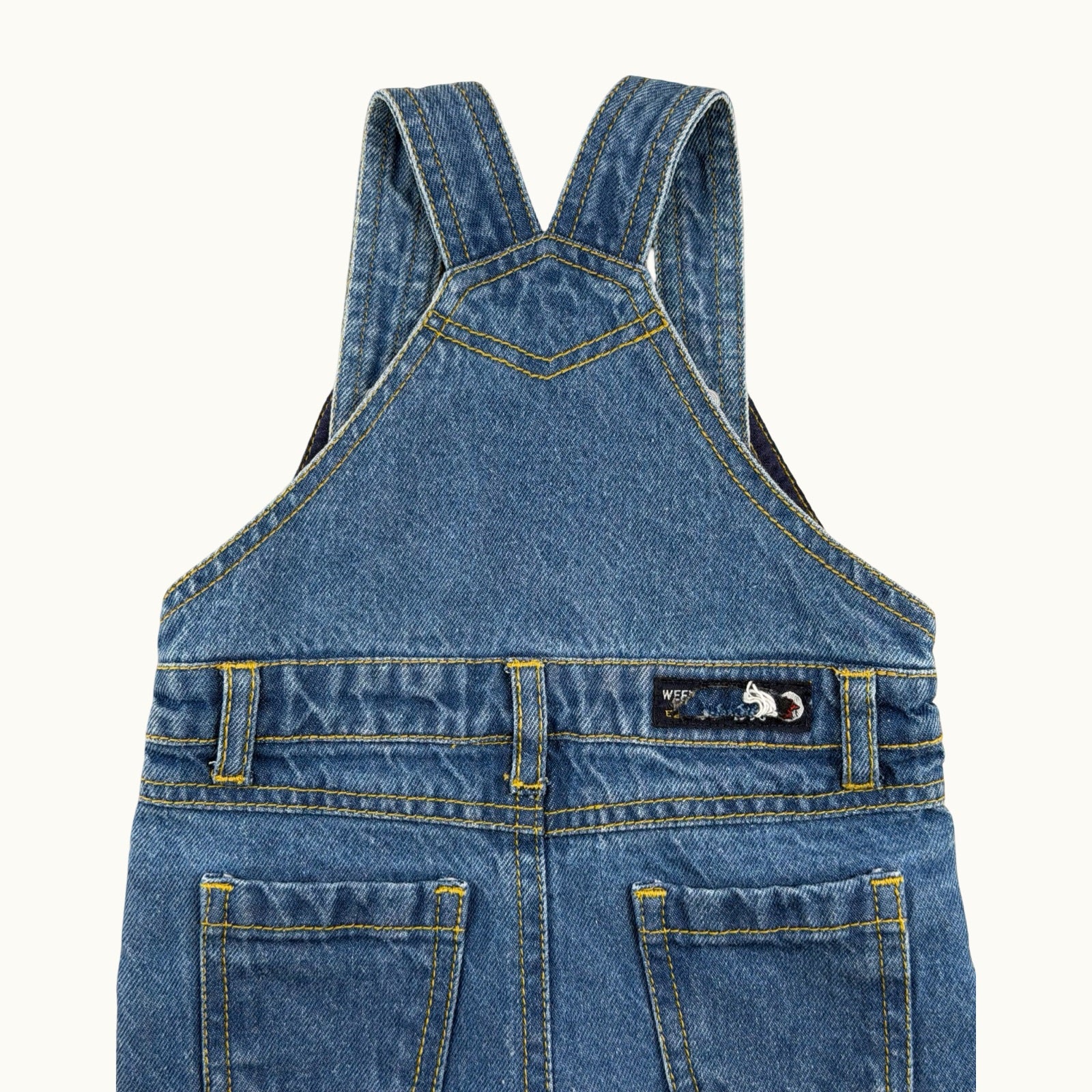 Combishort en jean - 6 mois