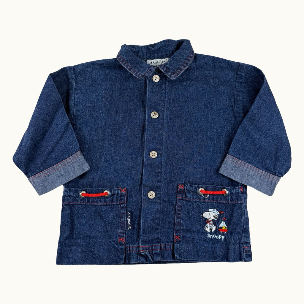 Veste en jean Snoopy vintage - 12 mois