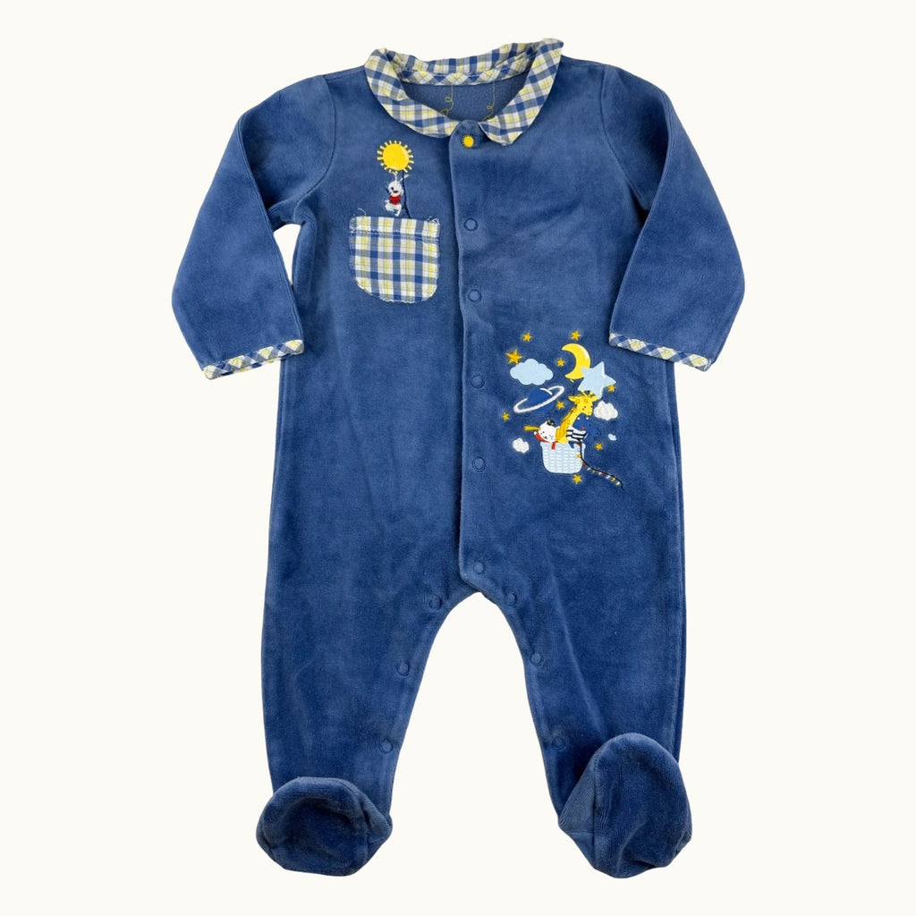 Pyjama velours Sergent Major - 6 mois