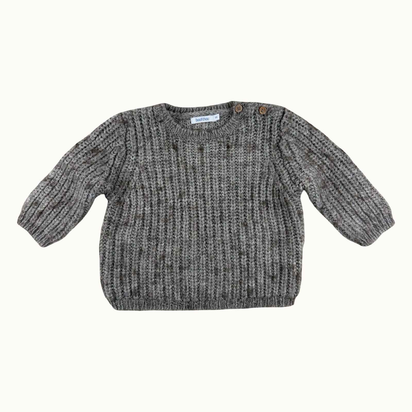 Pull en maille Bout'chou - 6 mois