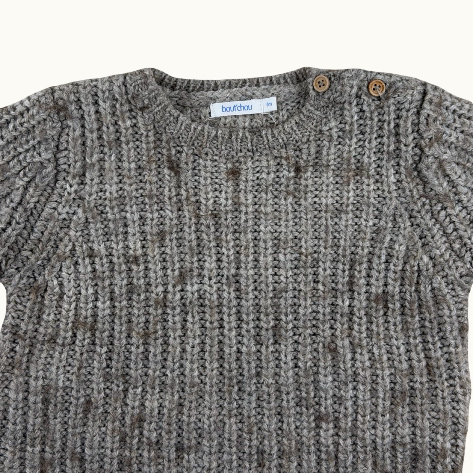 Pull en maille Bout'chou - 6 mois