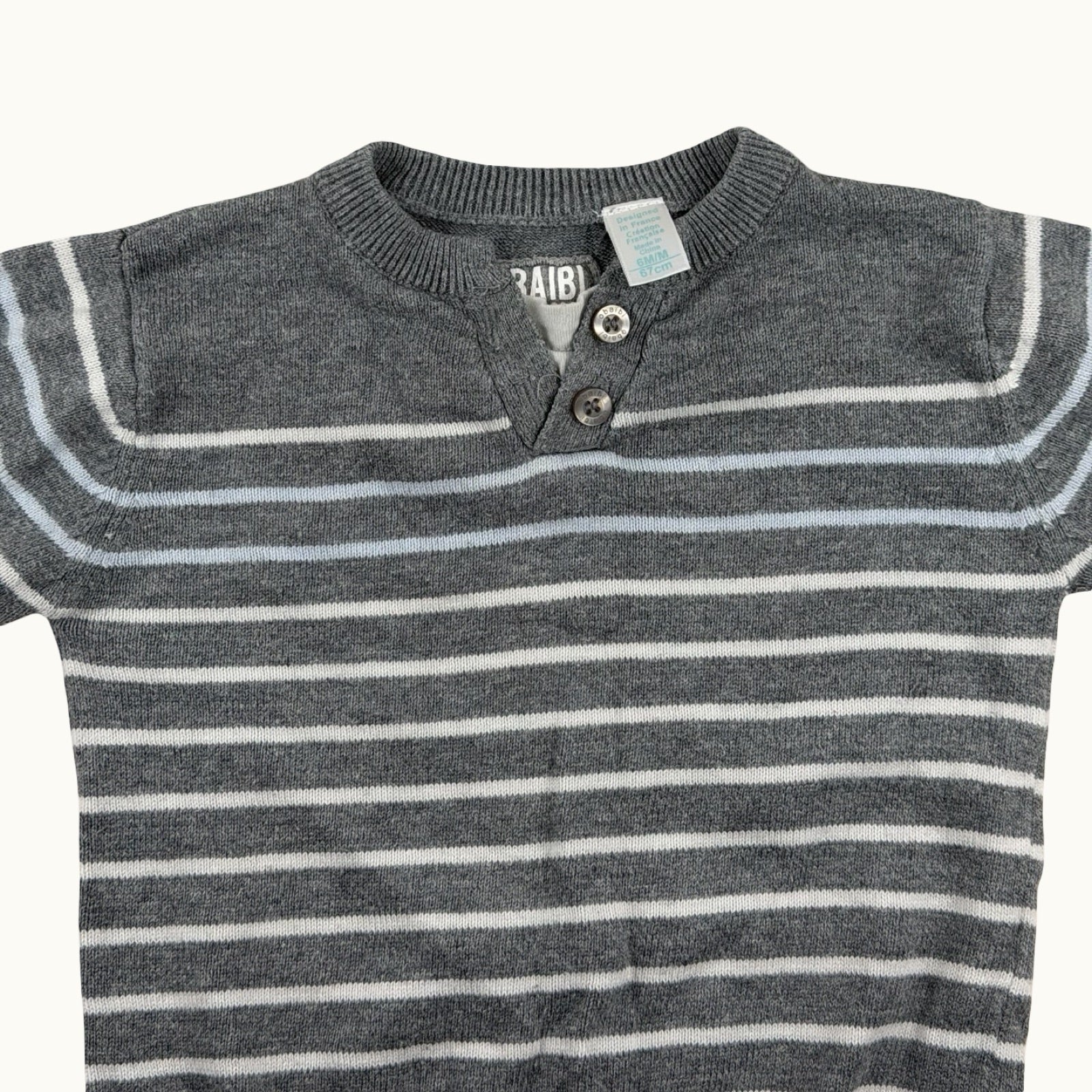 Pull marinière - 6 mois