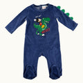 Pyjama velours Mickey dinosaure - 6 mois