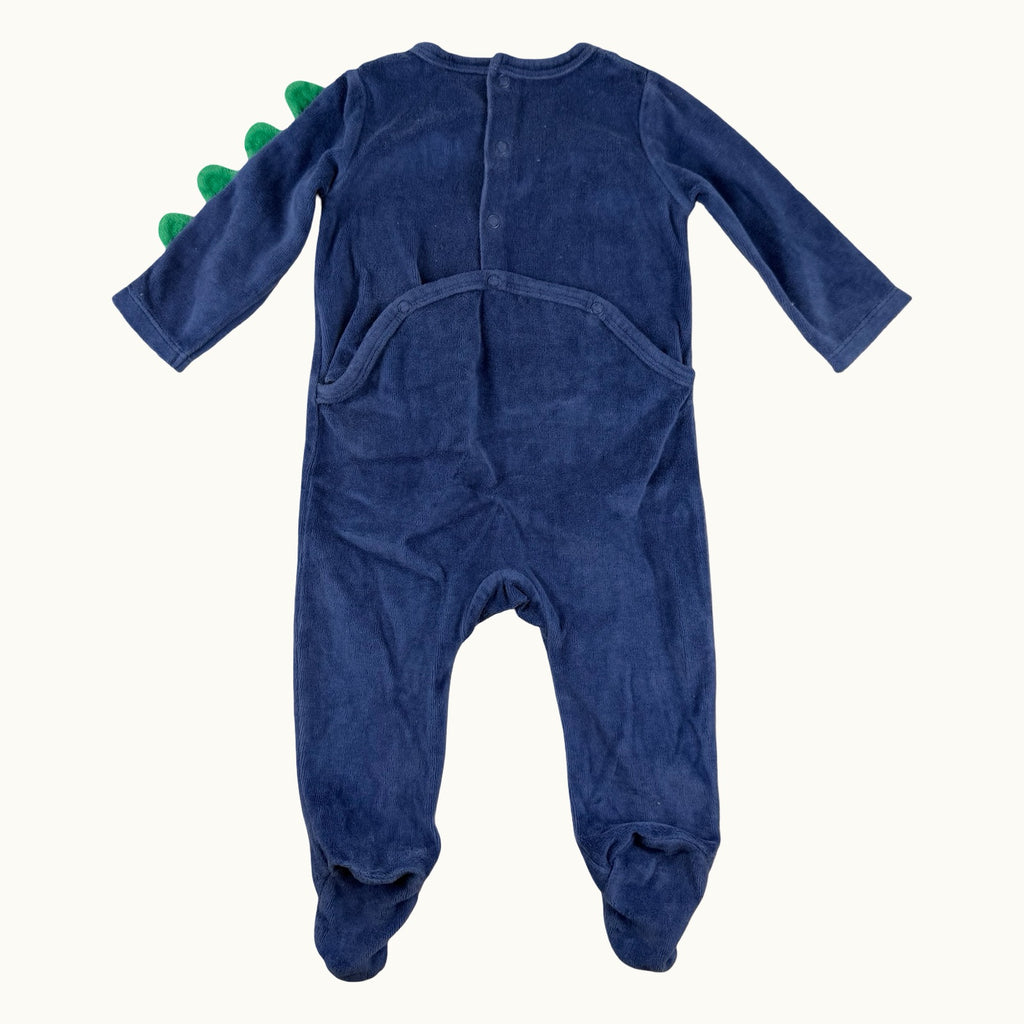 Pyjama velours Mickey dinosaure - 6 mois