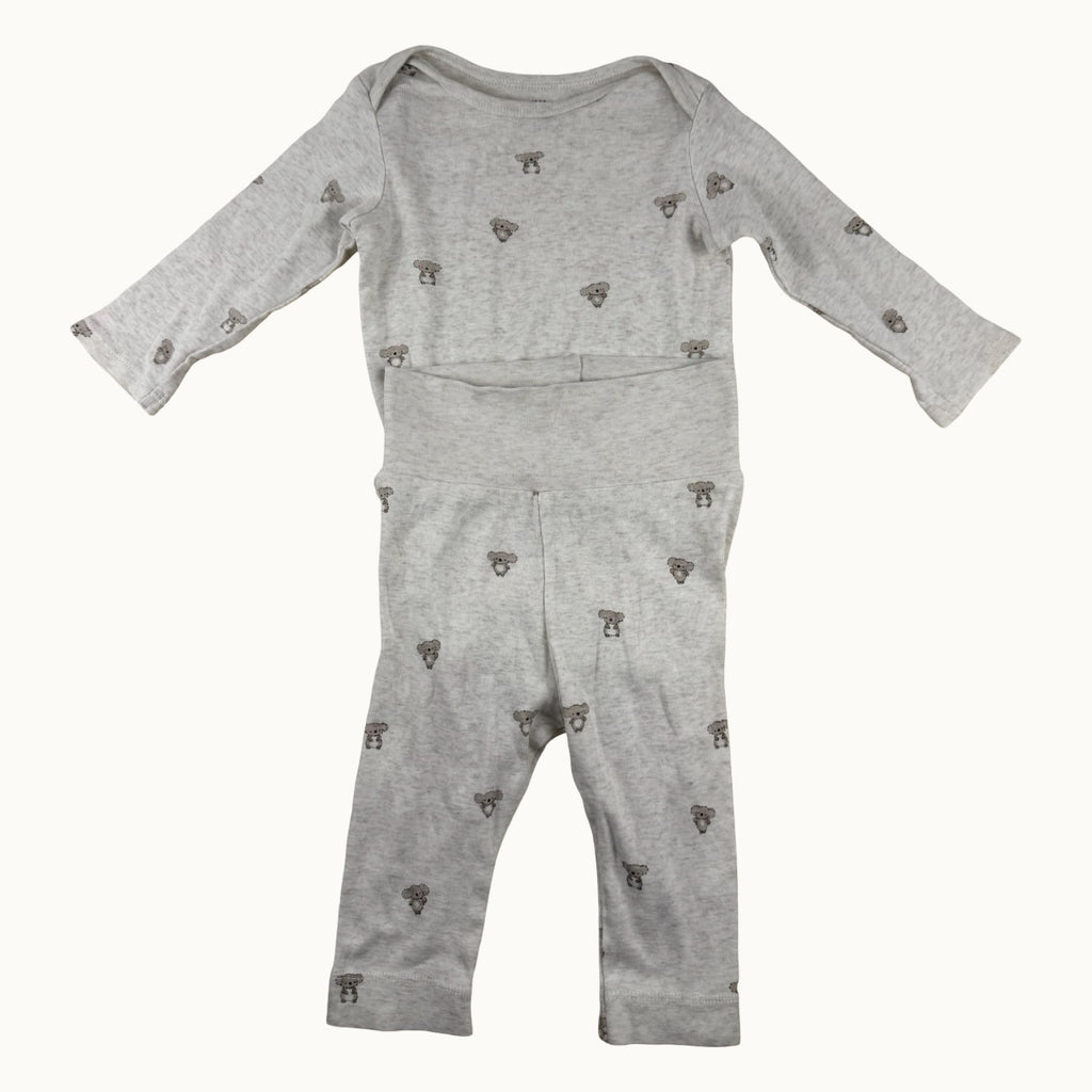 Ensemble body et legging imprimé koalas - 6 mois