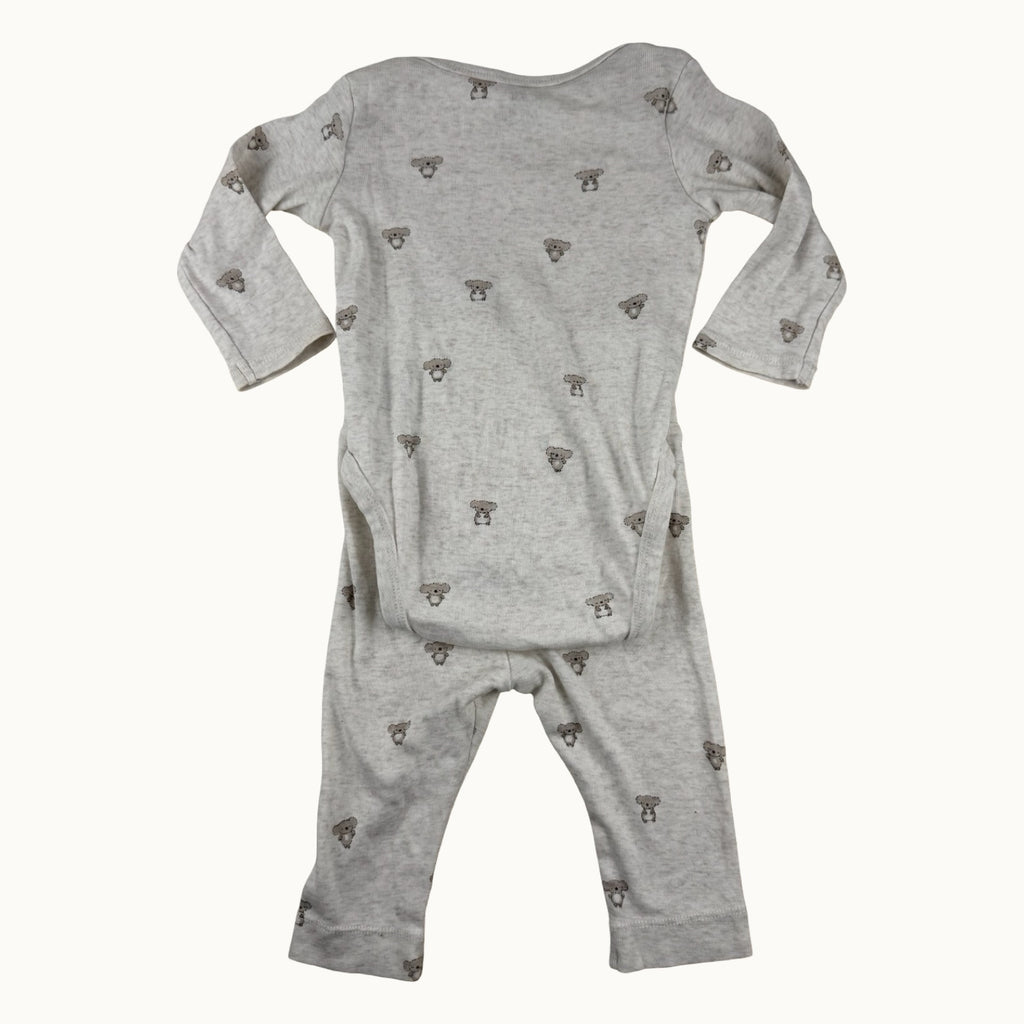 Ensemble body et legging imprimé koalas - 6 mois