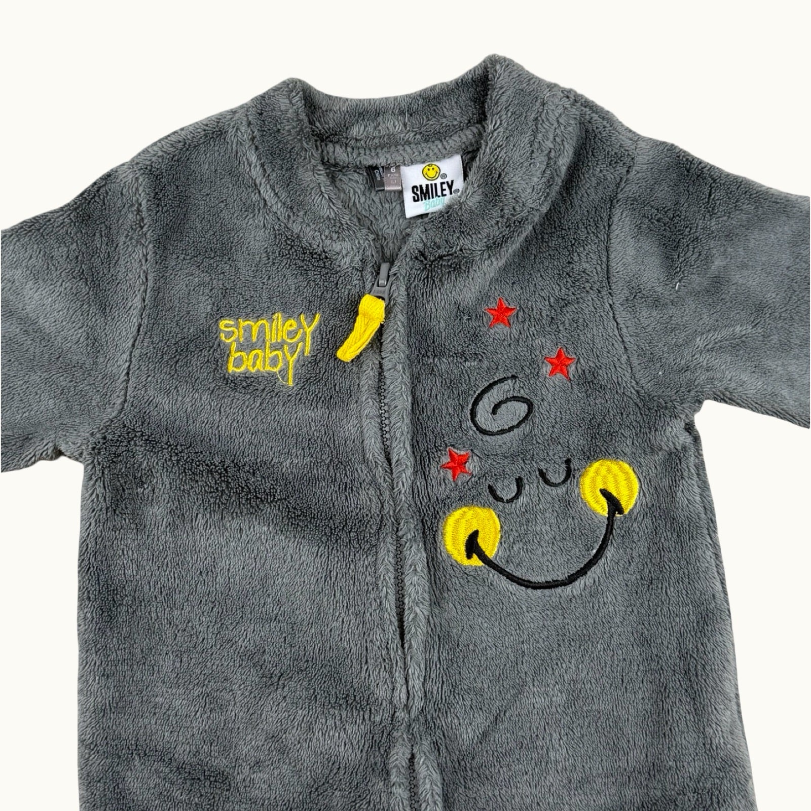 Pyjama combinaison polaire "Smiley Baby" - 6 mois