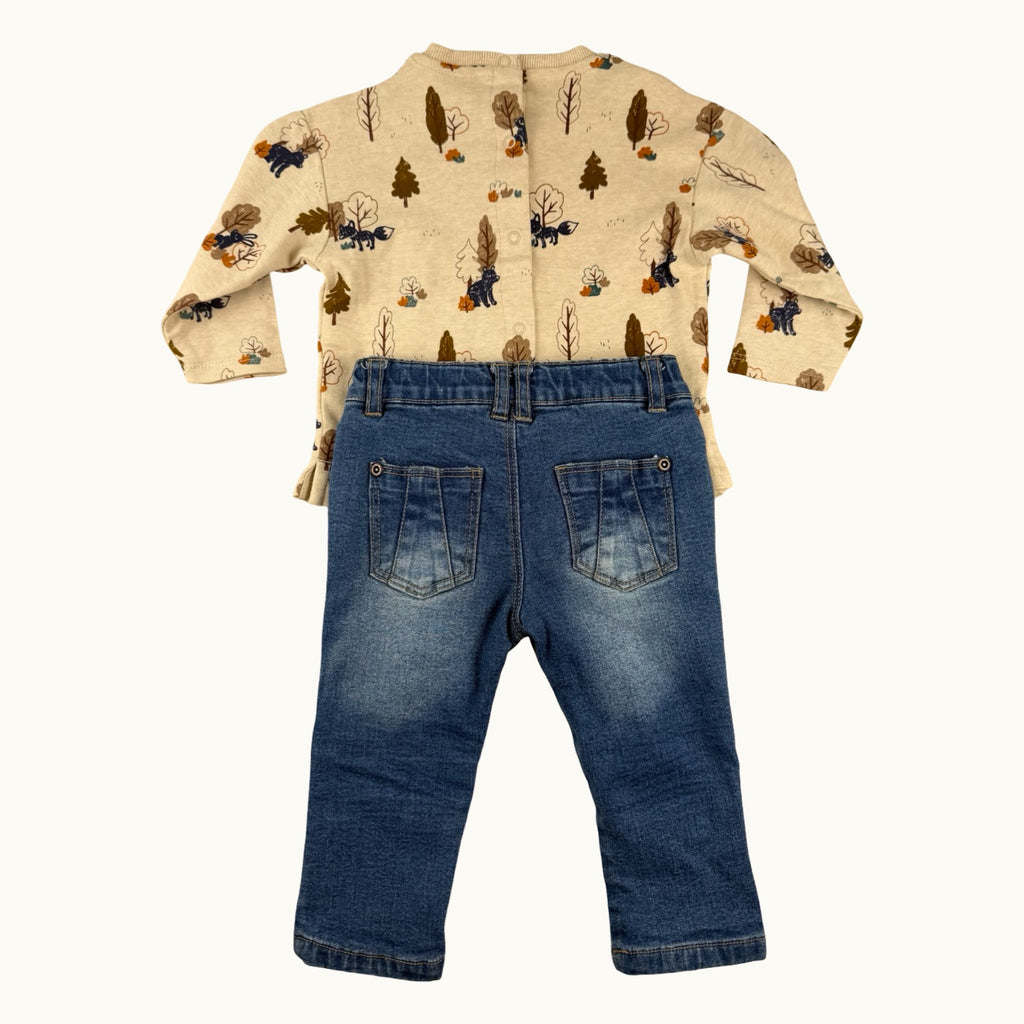 Ensemble pull et jean - 6 mois