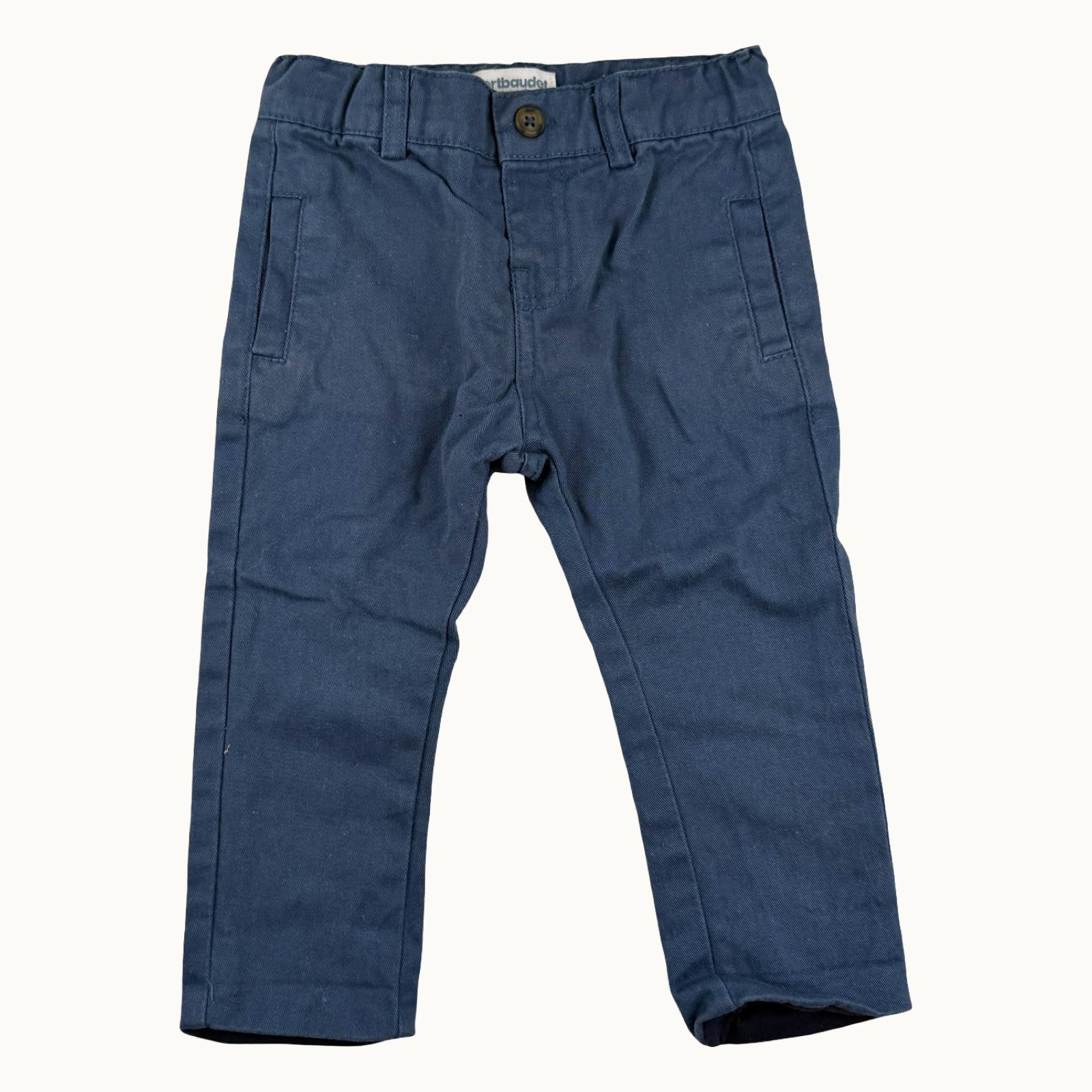 Pantalon chino bleu - 6 mois