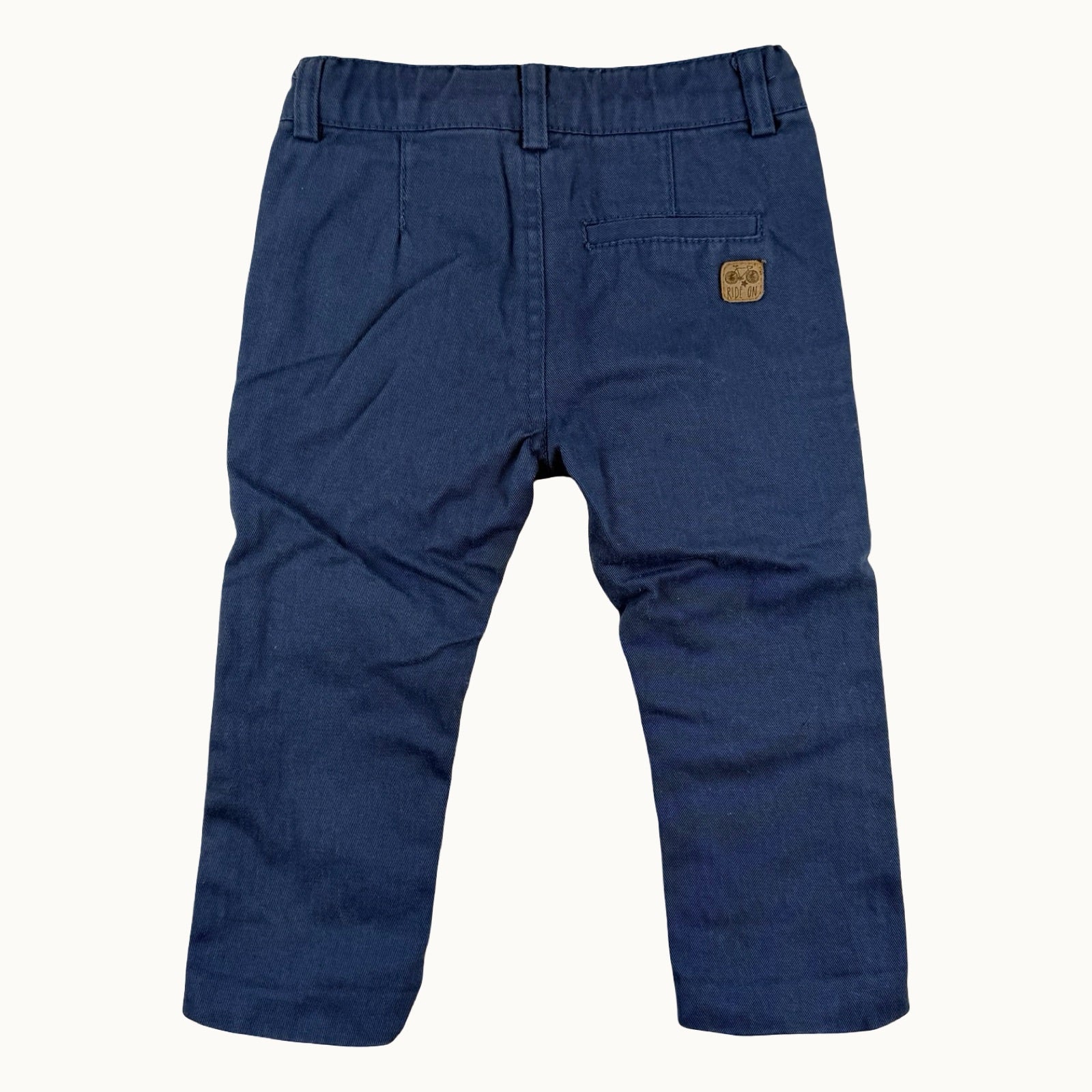 Pantalon chino bleu - 6 mois