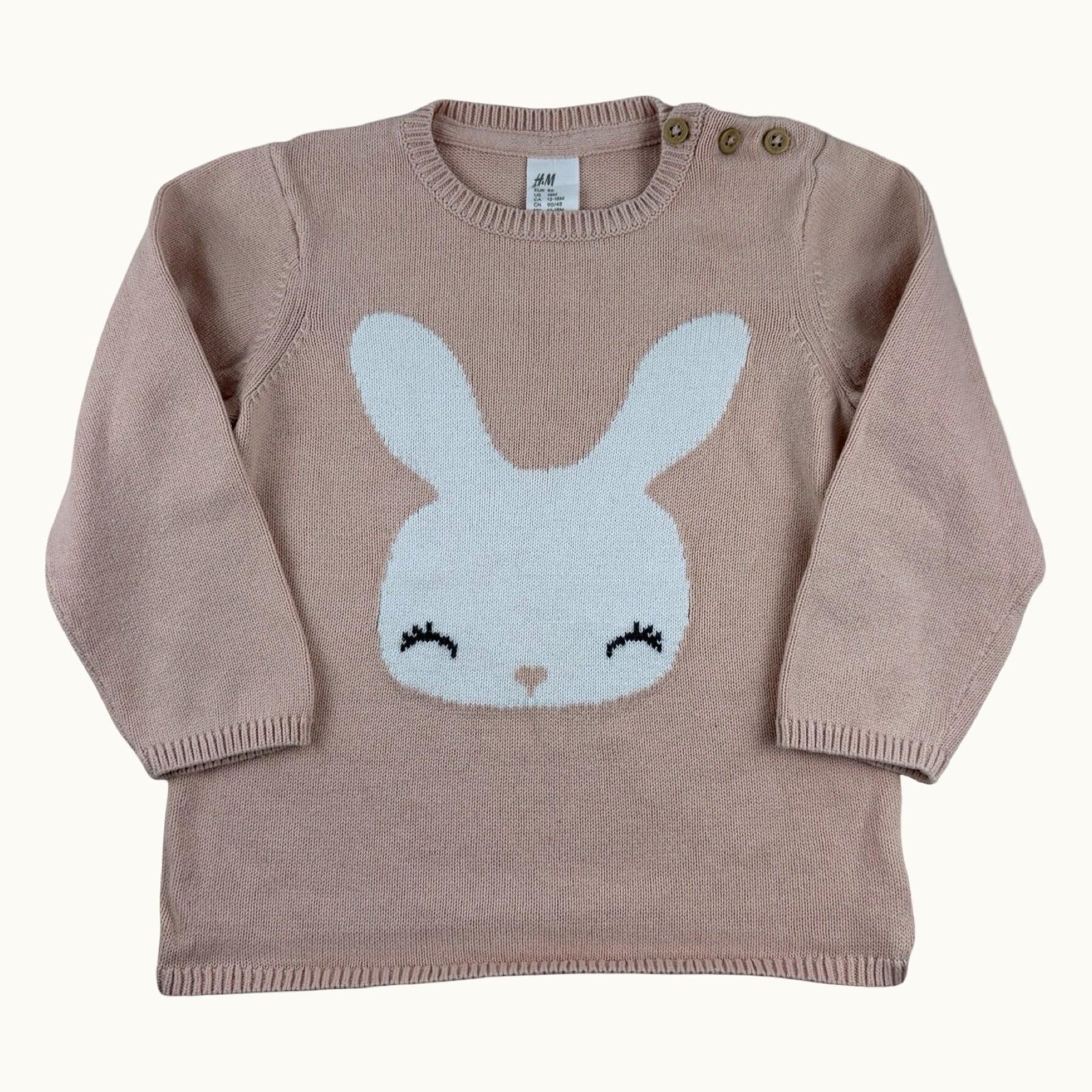 Pull motif lapin H&M - 18 mois