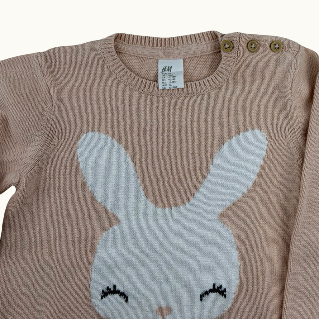 Pull motif lapin H&M - 18 mois