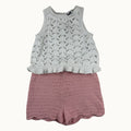 Ensemble top et short en crochet TAO - 18 mois