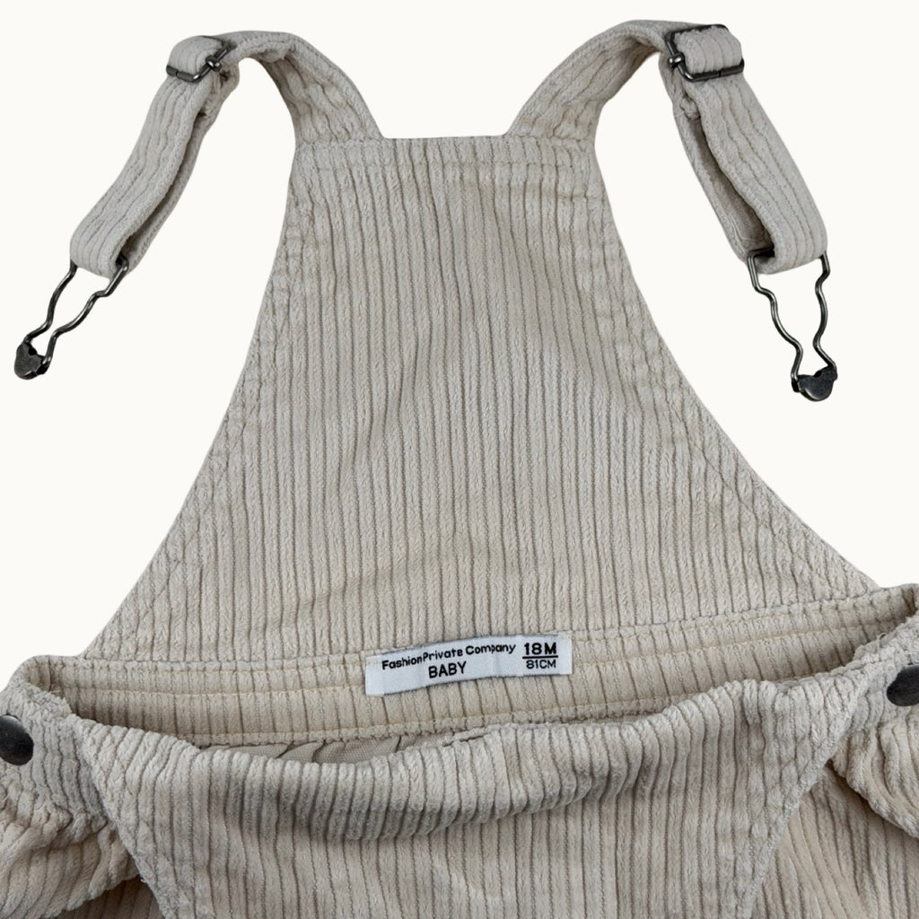 Robe salopette en velours côtelé - 18 mois