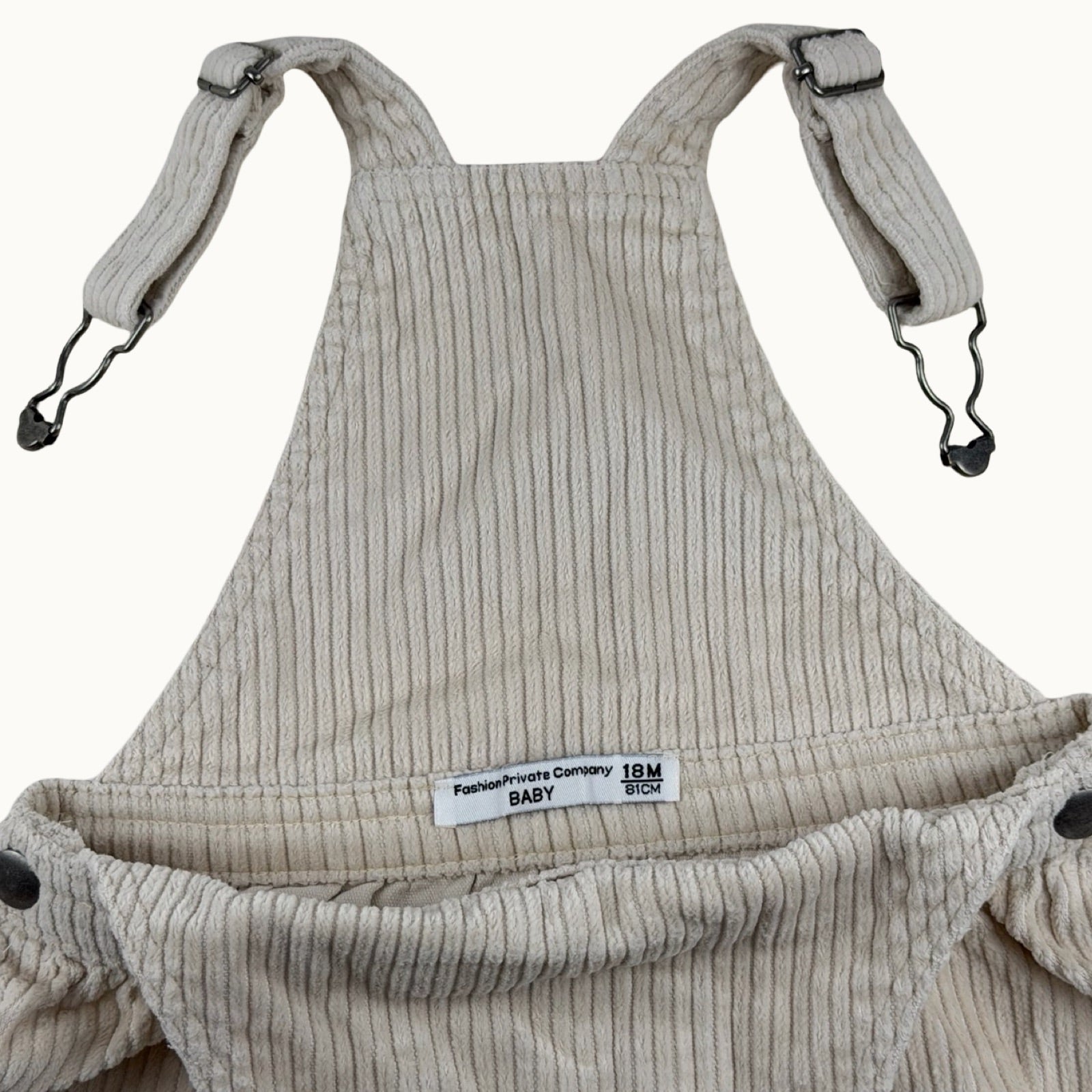 Robe salopette en velours côtelé - 18 mois