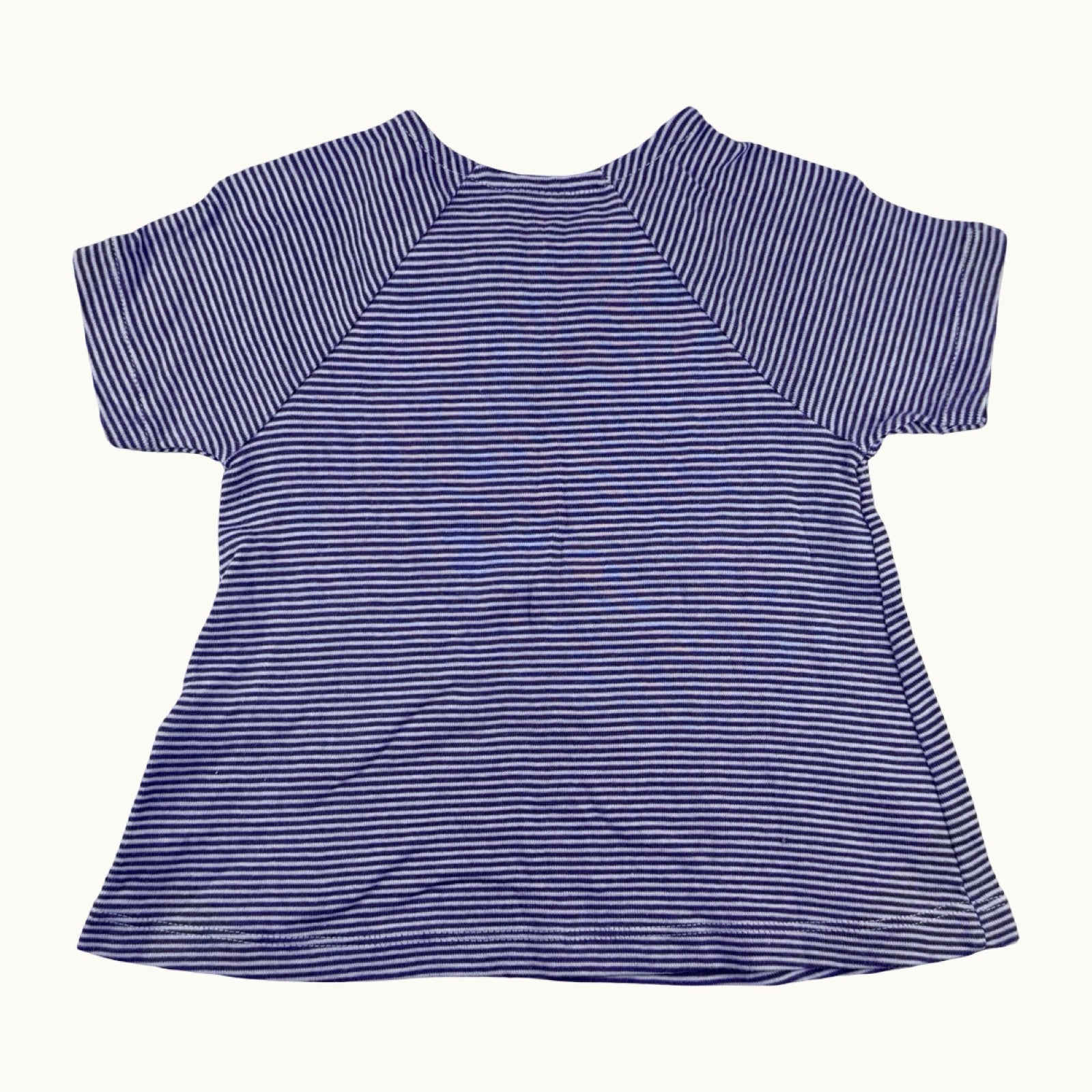 Haut marinière avec noeud Petit Bateau - 18 mois