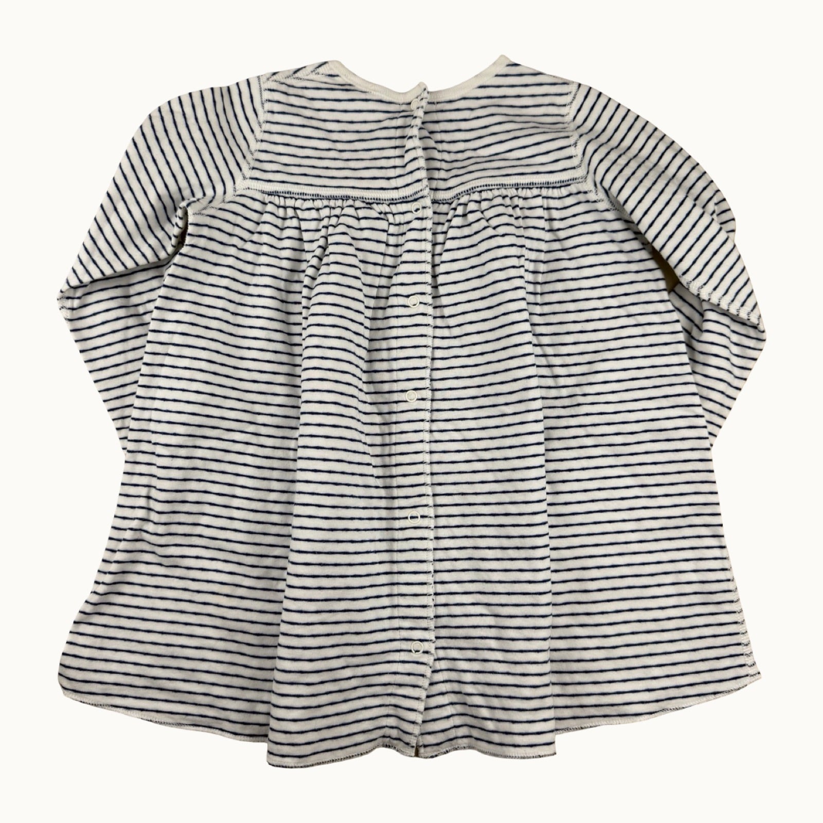 Robe manches longues rayée Petit Bateau - 18 mois