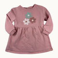 Robe pull avec fleurs - 18 mois