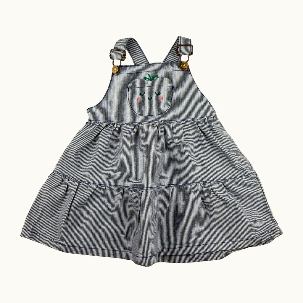 Robe salopette rayée Sergent Major - 18 mois