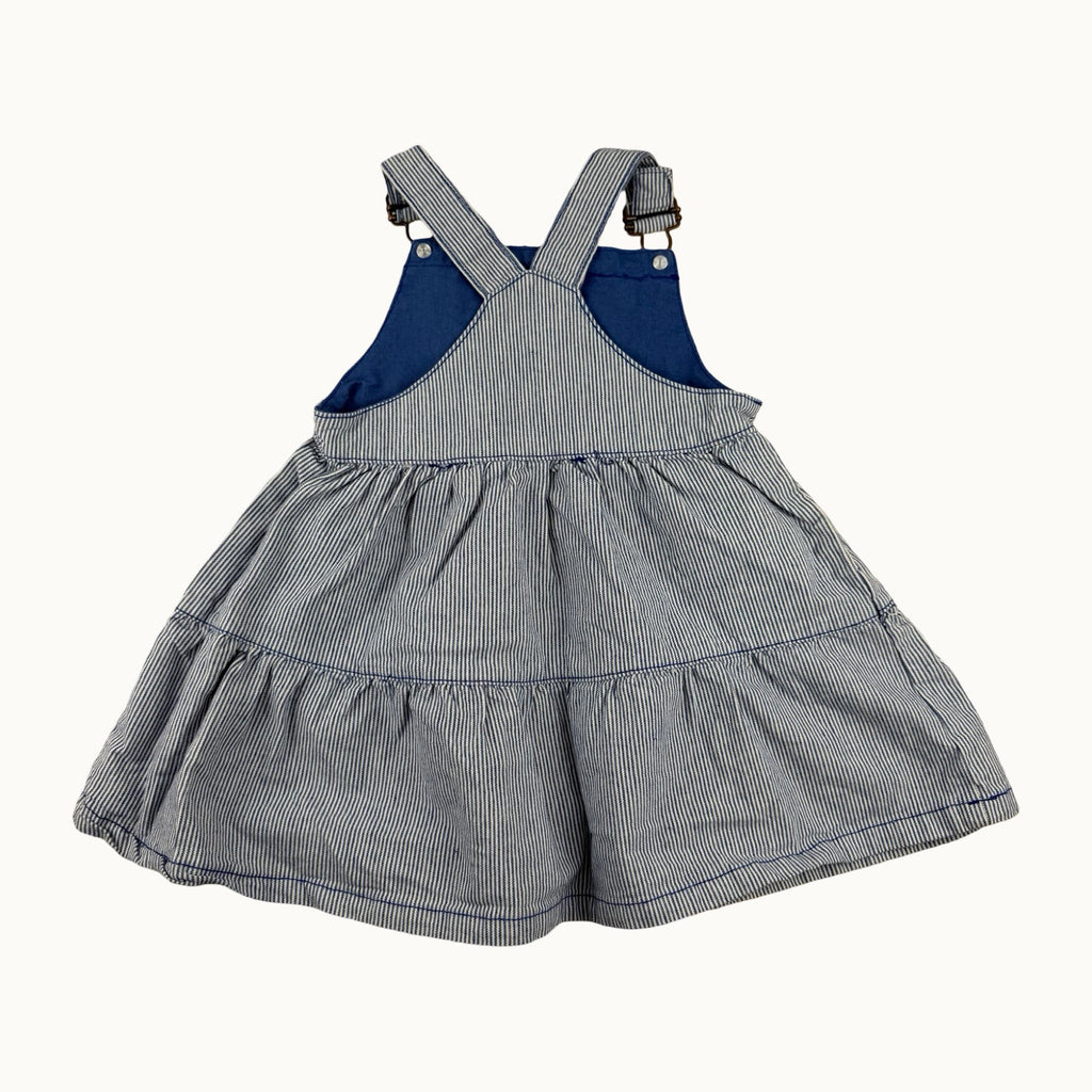 Robe salopette rayée Sergent Major - 18 mois