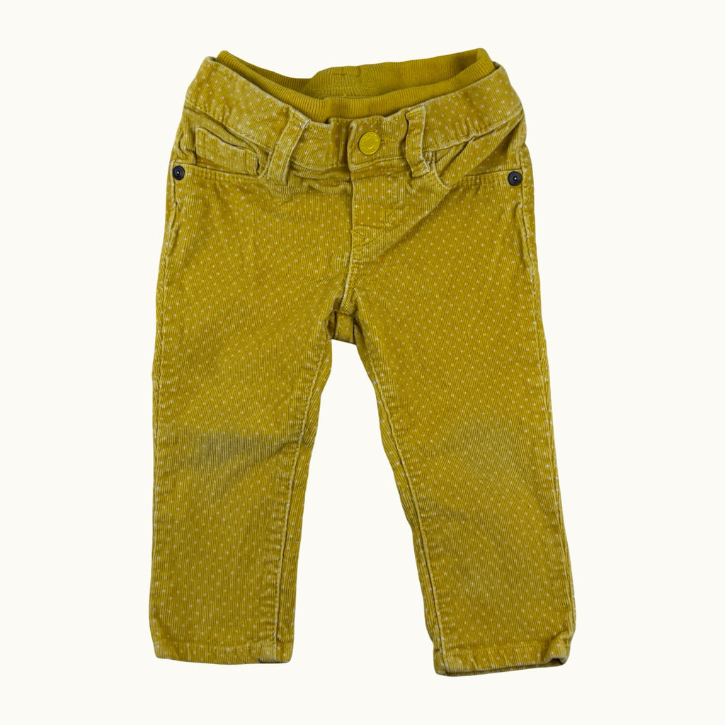 Pantalon velours côtelé pois Baby Gap - 18 mois