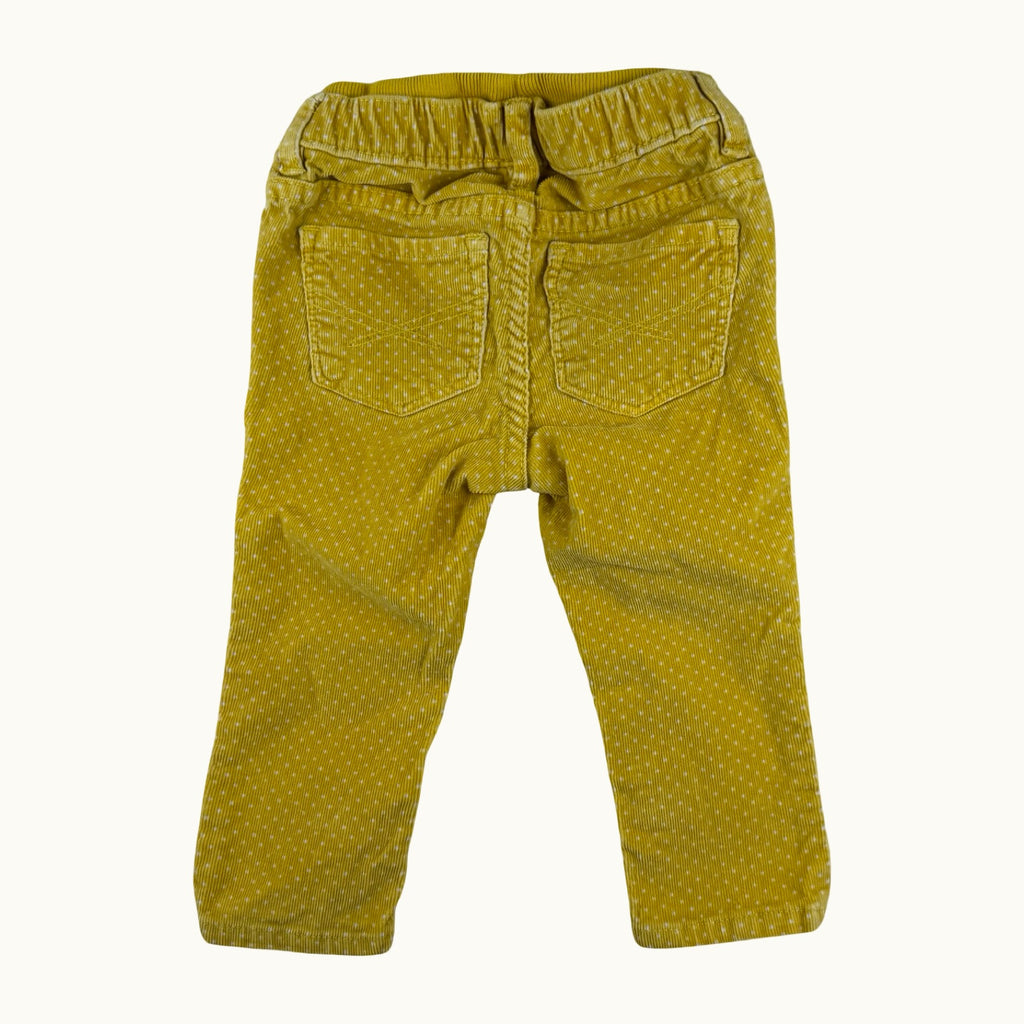 Pantalon velours côtelé pois Baby Gap - 18 mois