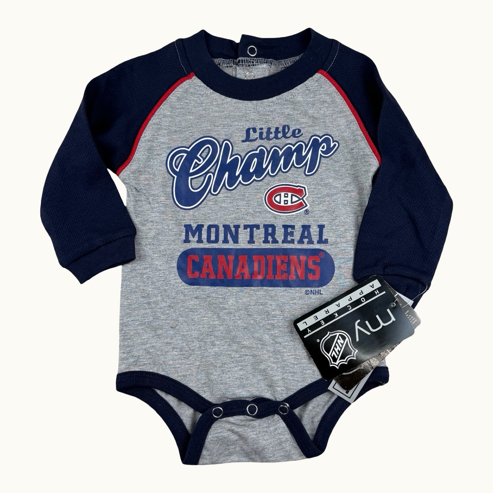 Body manches longues Montreal Canadiens - 9 mois